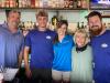 Coconuts Beach Bar & Grill's wonderful bar staff: Damian, Will, Kristin, Angie (Flapper) & Andy.